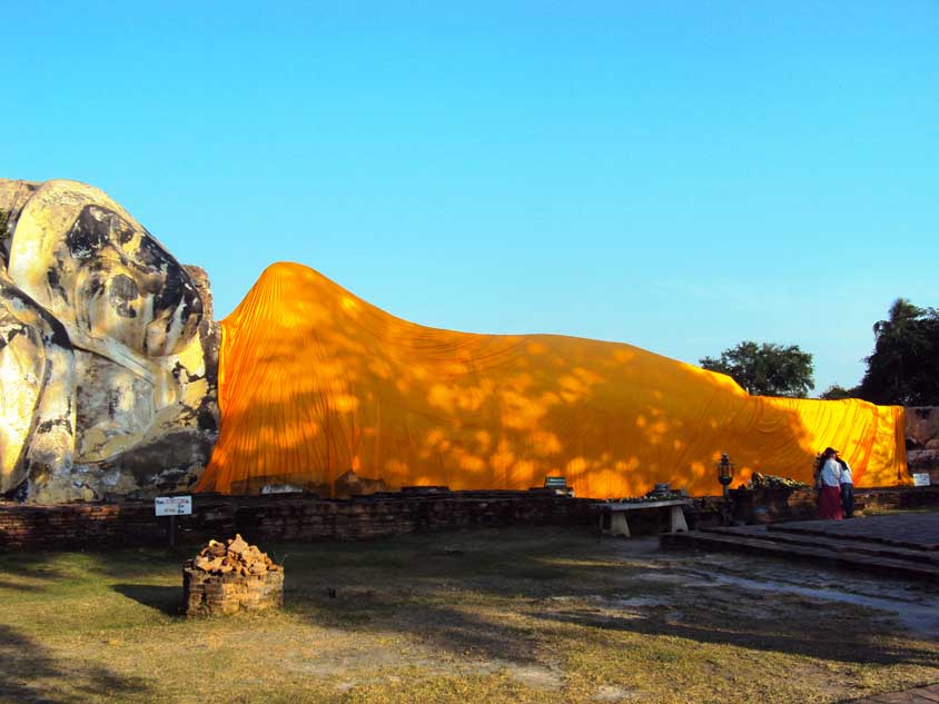 bouddha couché Ayutthaya