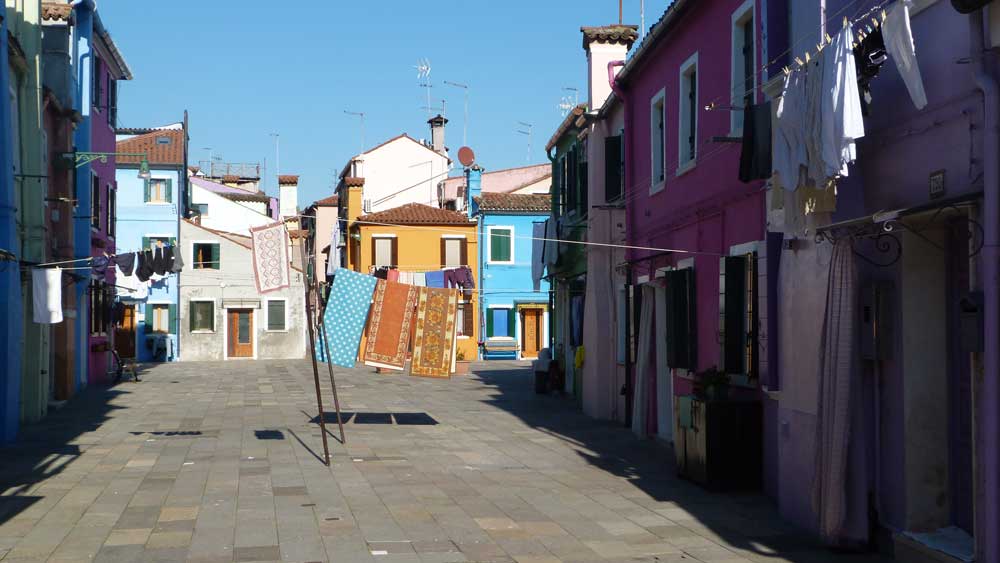 ruelle colorée à burano