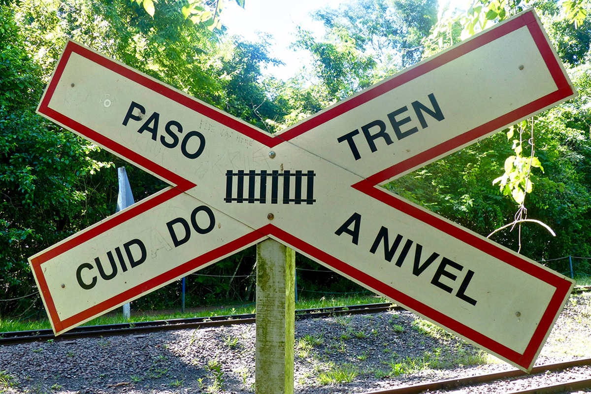 Passage train Chutes Puerto Iguazu Argentine