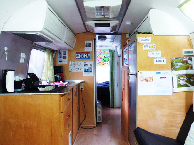 Interieur caravane airstream