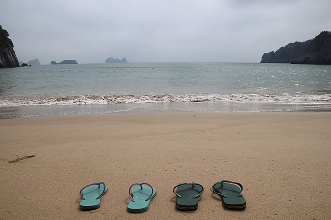 1ère plage à Cat Ba Vietnam