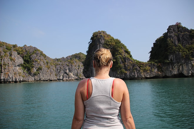 Baie de Halong Cat Ba vue croisière dans la Baie d'Halong