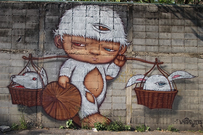 Bonhomme Bangkok Street Art