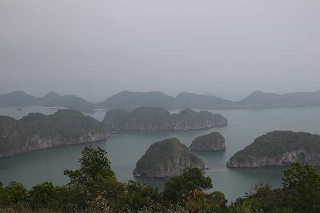 Vu depuis le fort Cat Ba