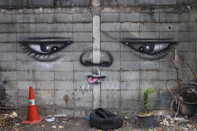 visage Street Art Bangkok