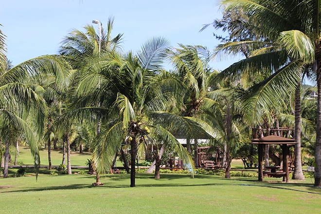 Jardin et parc Pandanus Resort Mui Ne Vietnam