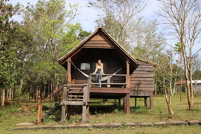 Notre villa au Nature Lodge Sen Monorom Cambodge