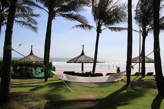 hamac plage Pandanus Resort Mui Ne Vietnam