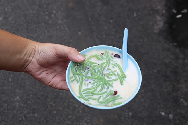 Cendol glace coco et vermicelles Penang