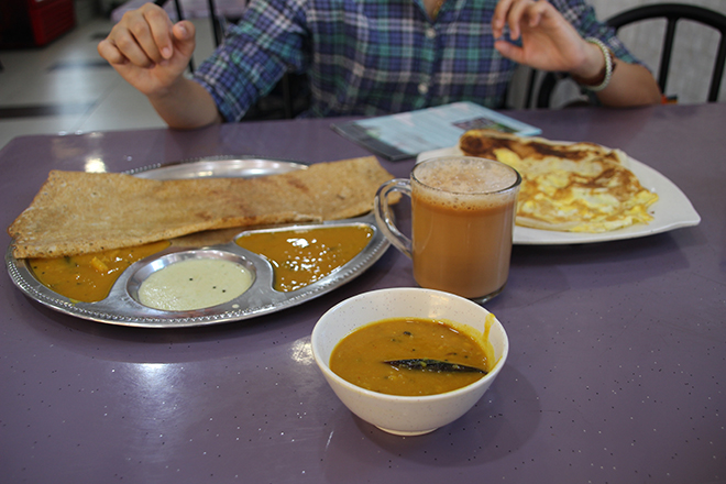 Foodtour Penang petit dejeuner indien