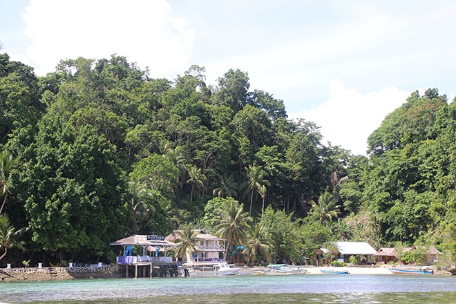 Lagon du Black Marling Dive Resort Kadidiri iles Togian où dormir dans les îles Togian