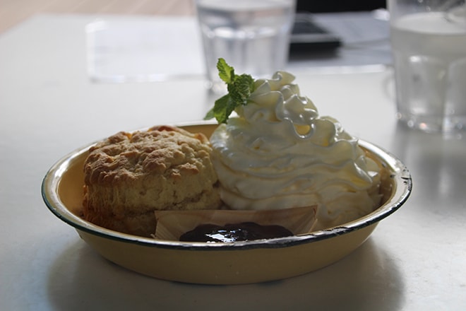 Scone eva cafe Darwin Australie