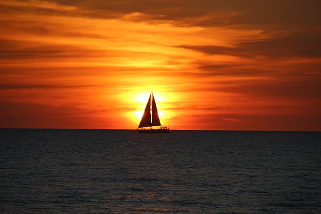 Sunset Mindil Beach Darwin Australie