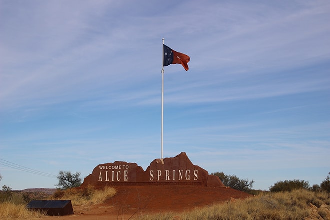 Alice Springs Drapeau