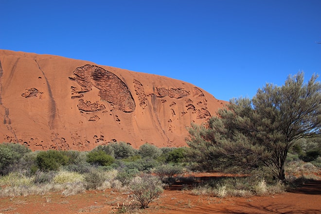 Crane sur Uluru