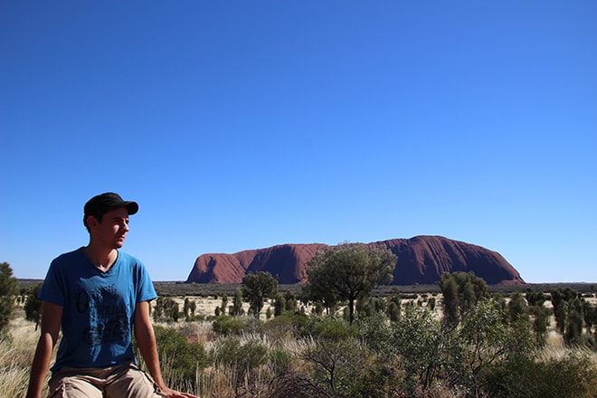 Tom et Uluru