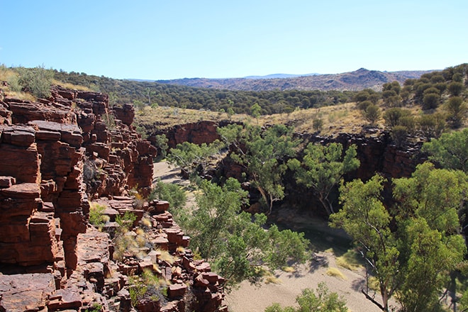 Trephina Gorge MacDonnell Range Australie