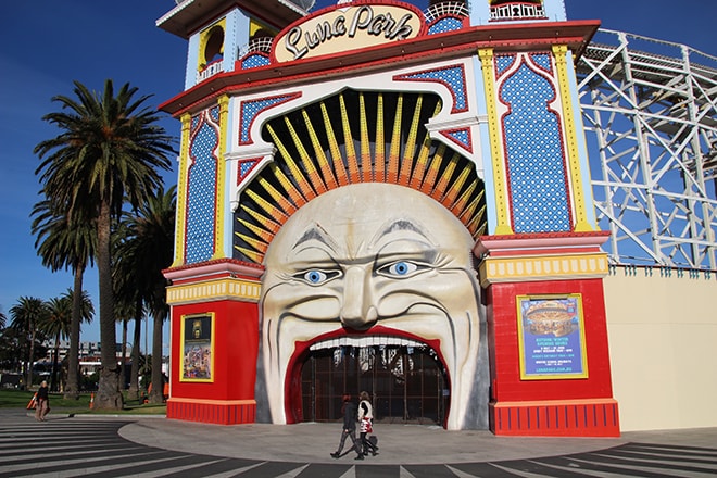 Luna Park Melbourne Australie