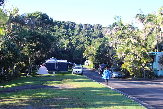 Camping Byron Bay site