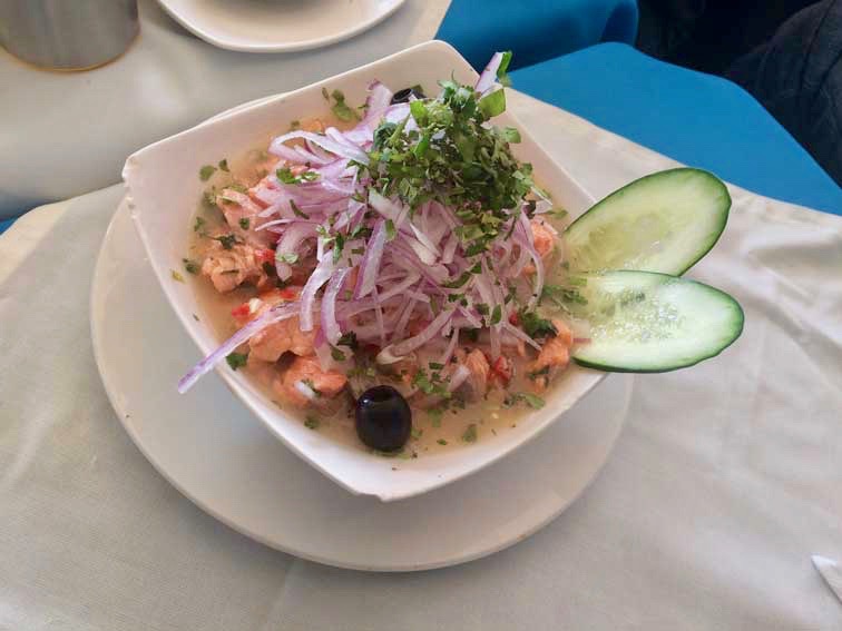 Ceviche Valparaiso Chili