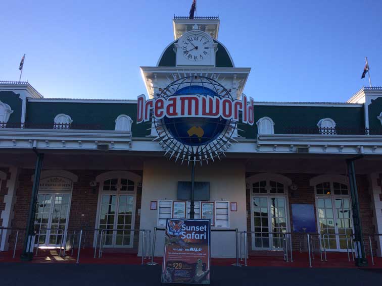 Dreamworld entree Gold Coast Australie