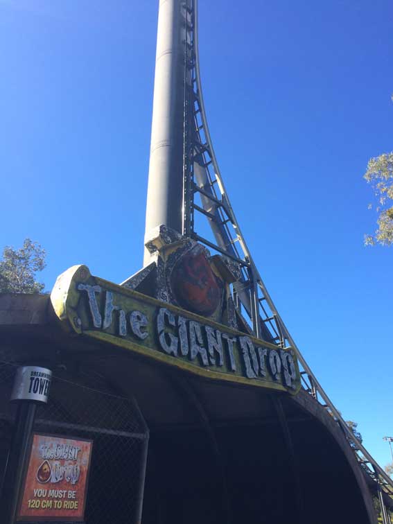 Giant Drop Attraction Gold Coast Australie