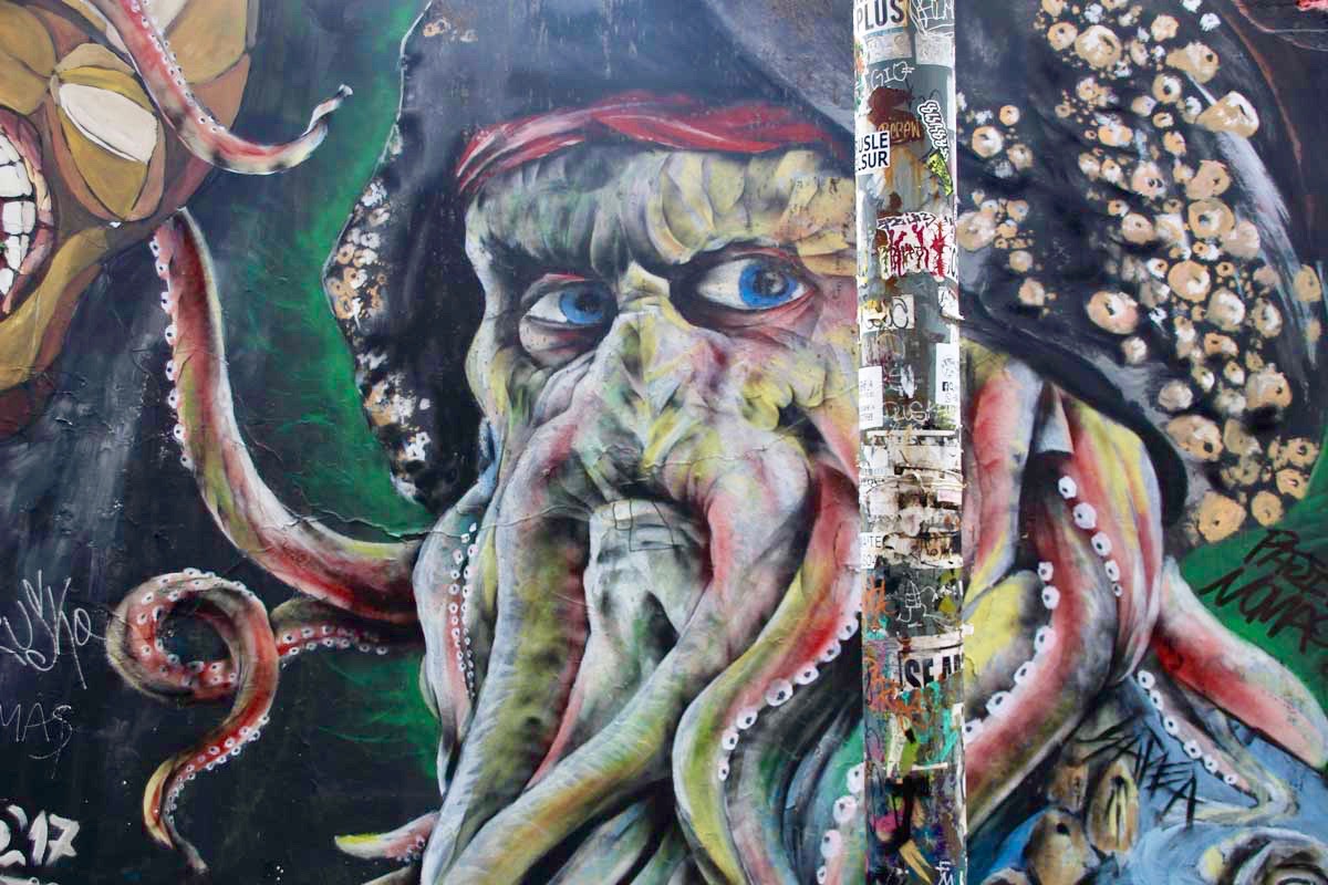 Pirate des caraibes Street Art