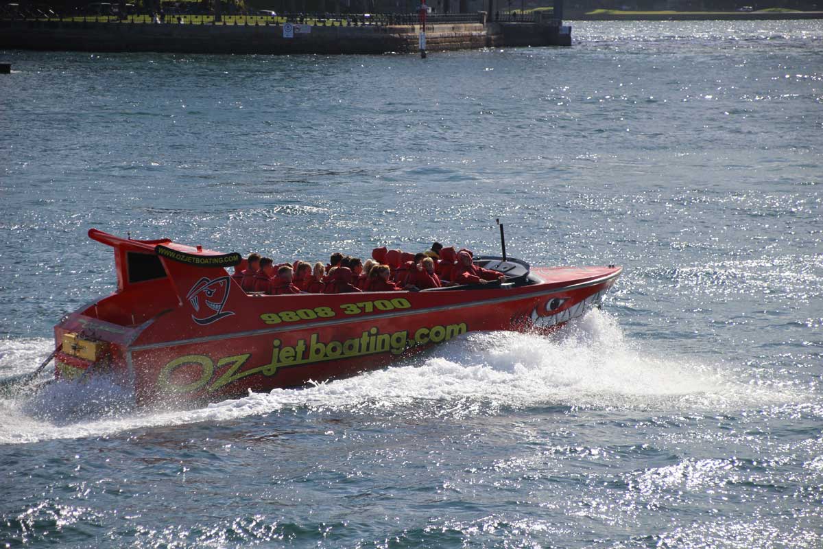 bateau oz jet boat Sydney Australie