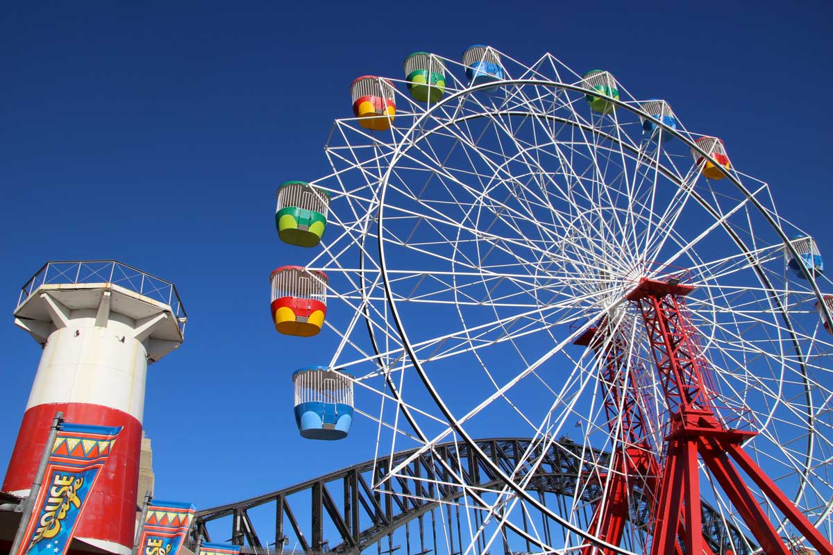 grand roue luna park Sydney Australie