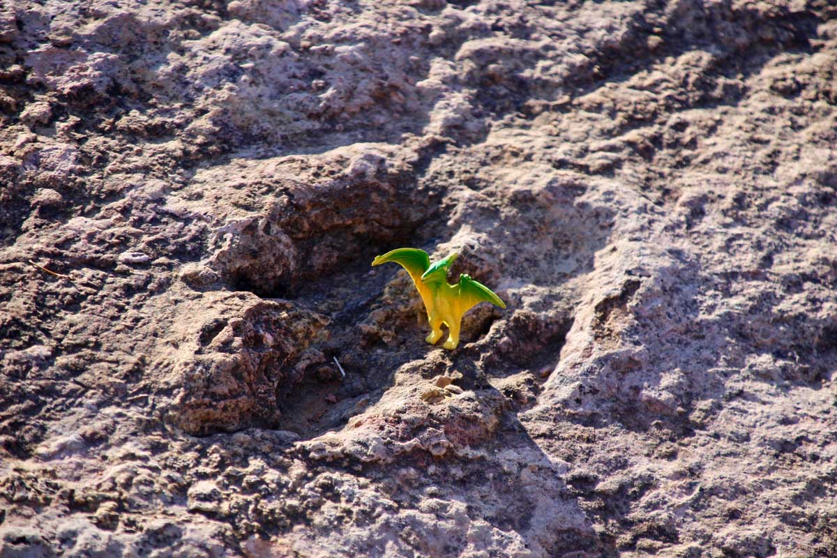 Representation dinosaure Toro Toro Bolivie