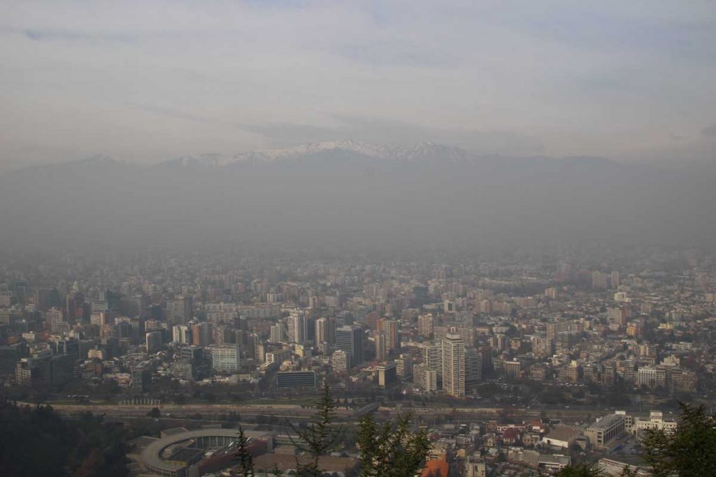 vue santiago Cerro San cristobal