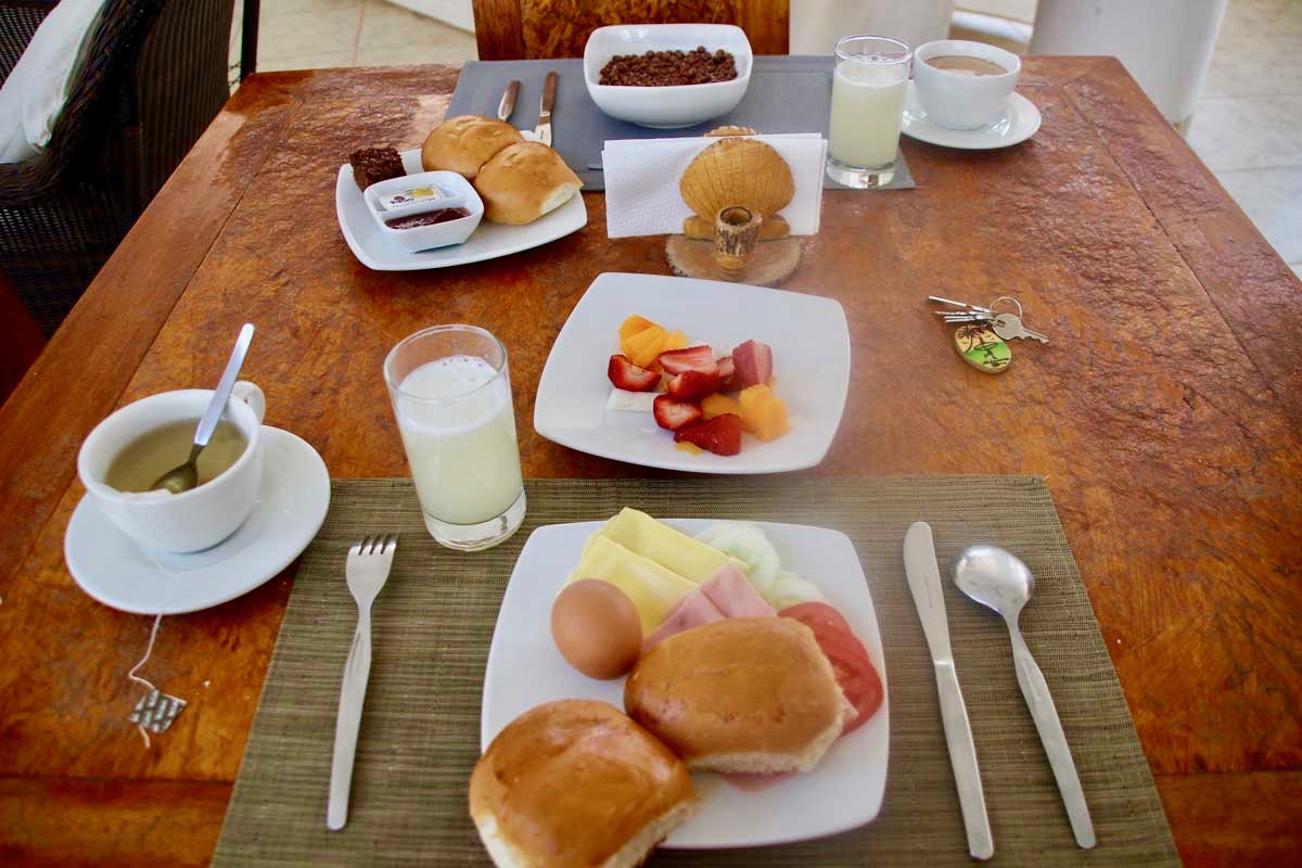 Petit dejeuner Casa Mediterranea Mancora