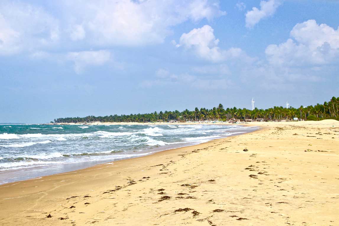 plage kite Surfing Lanka Kalpitiya