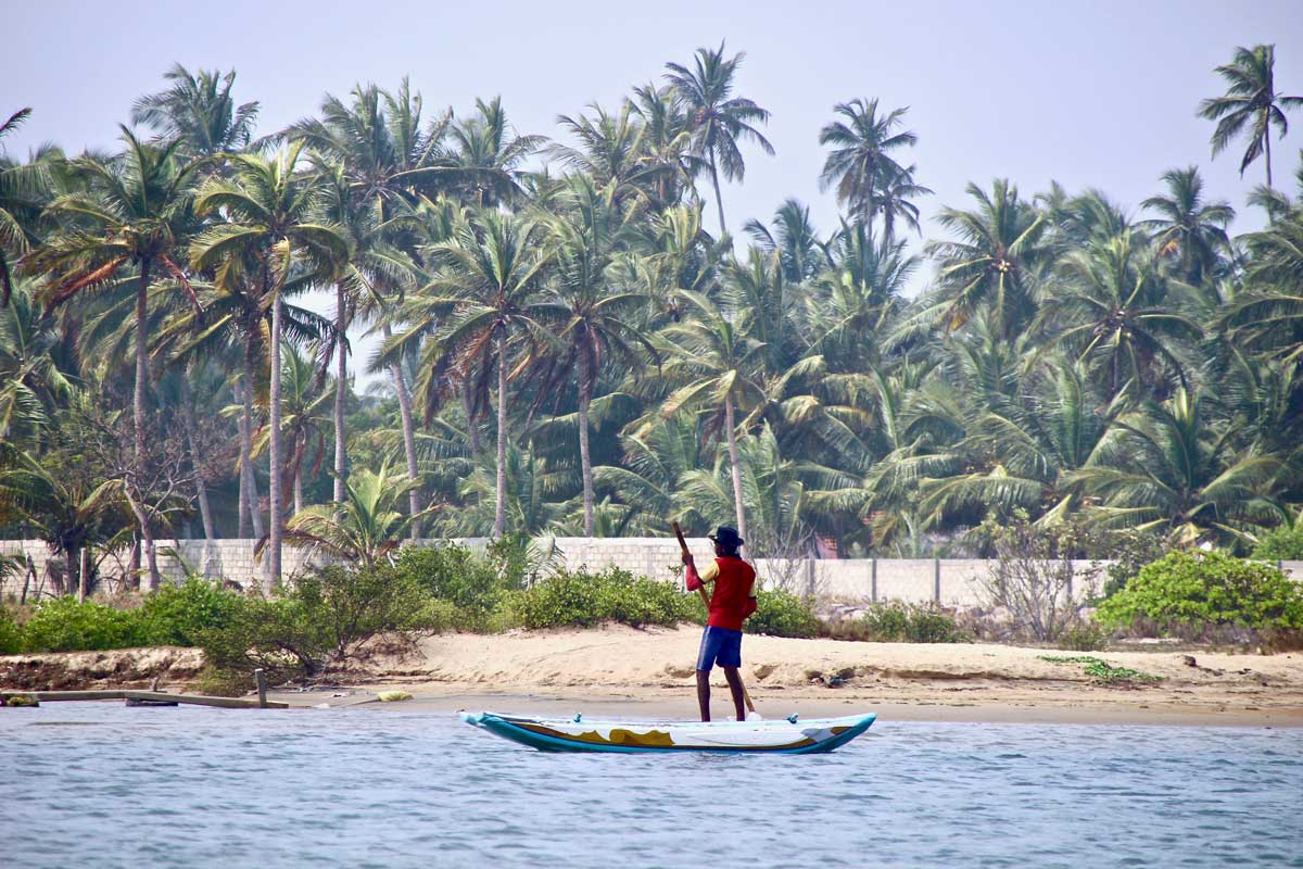 stand up paddle kite Surfing Lanka Kalpitiya