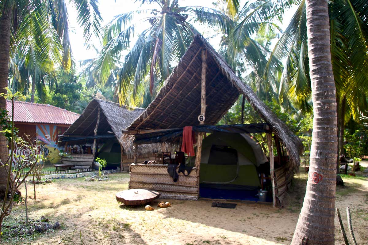 tente kite Surfing Lanka Kalpitiya