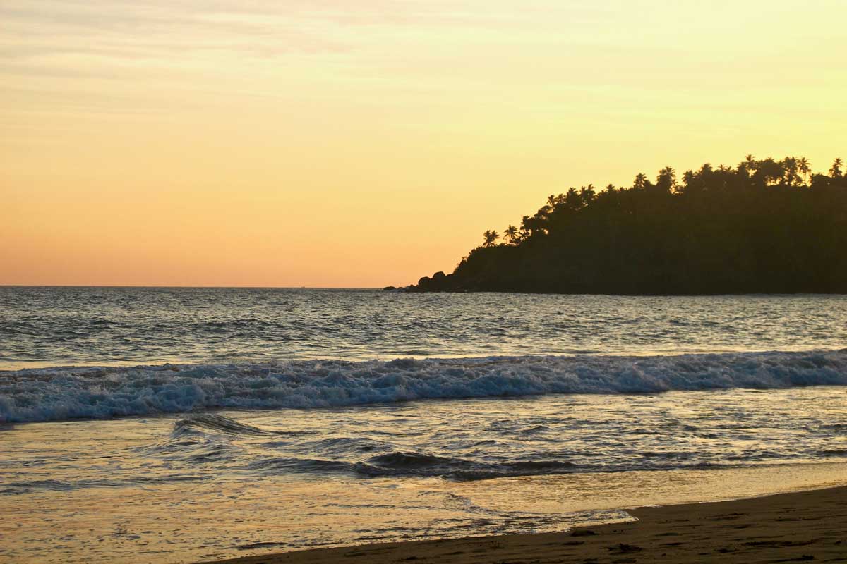 coucher de soleil mirissa