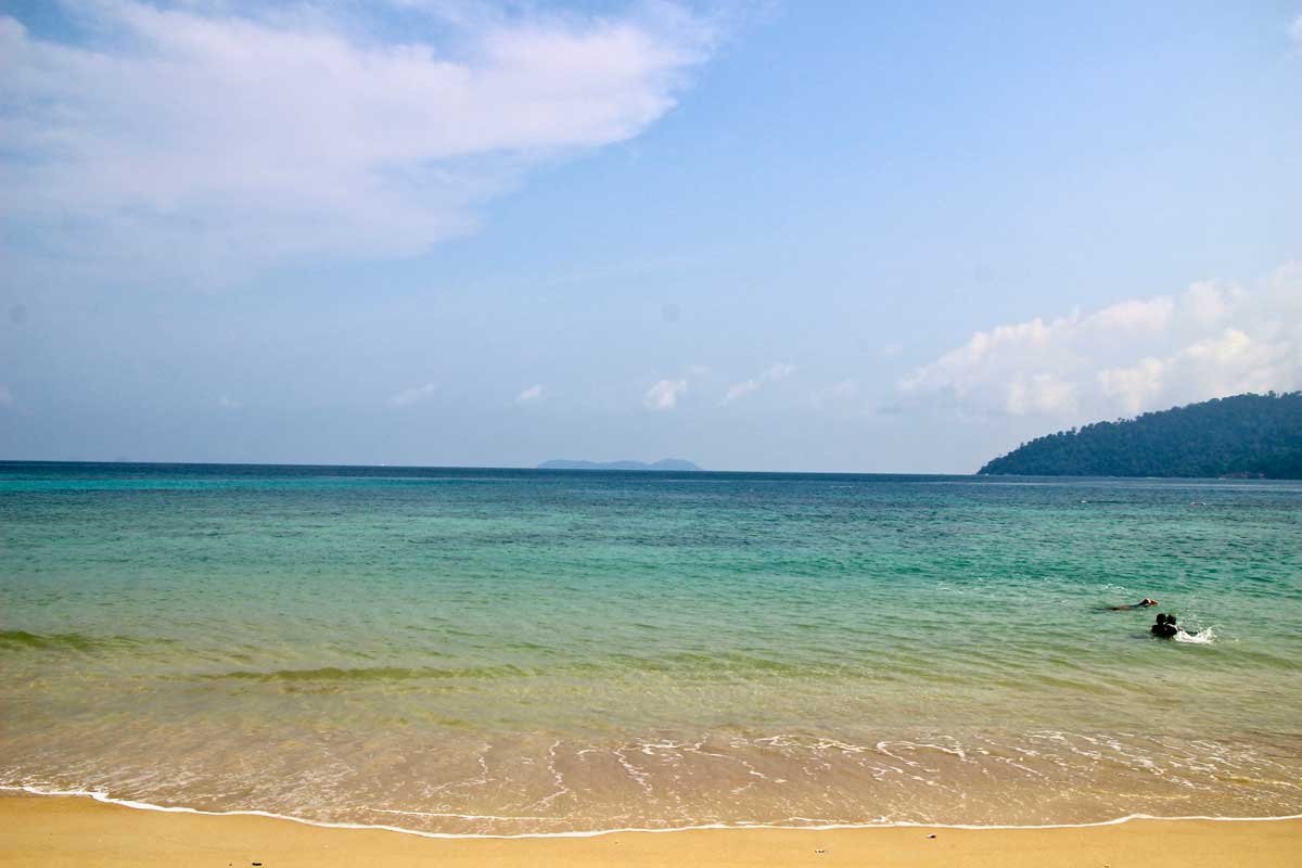 plage tekek tioman malaisie