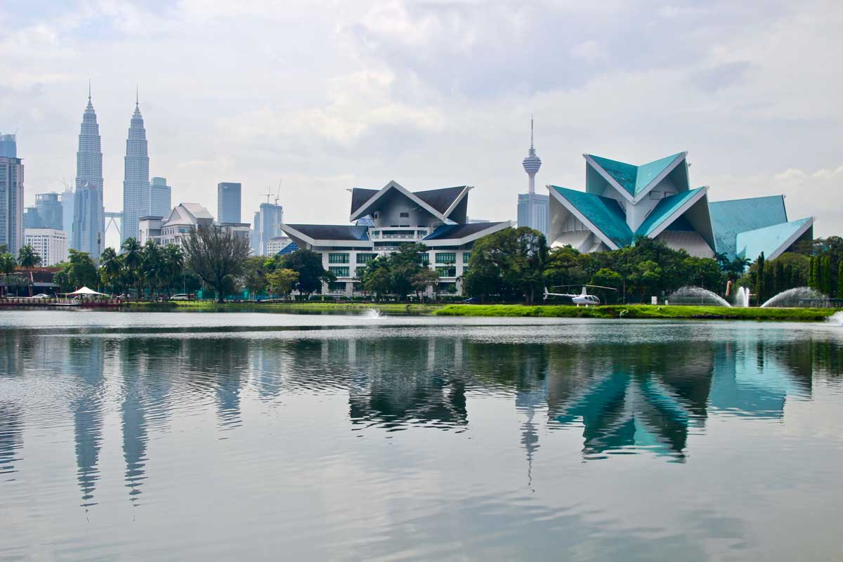 vue parc Tours Petronas Kuala Lumpur