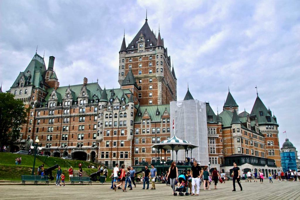 chateau frontenac terrasse dufrettin quebec