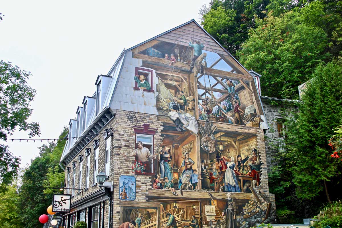 fresque quebec