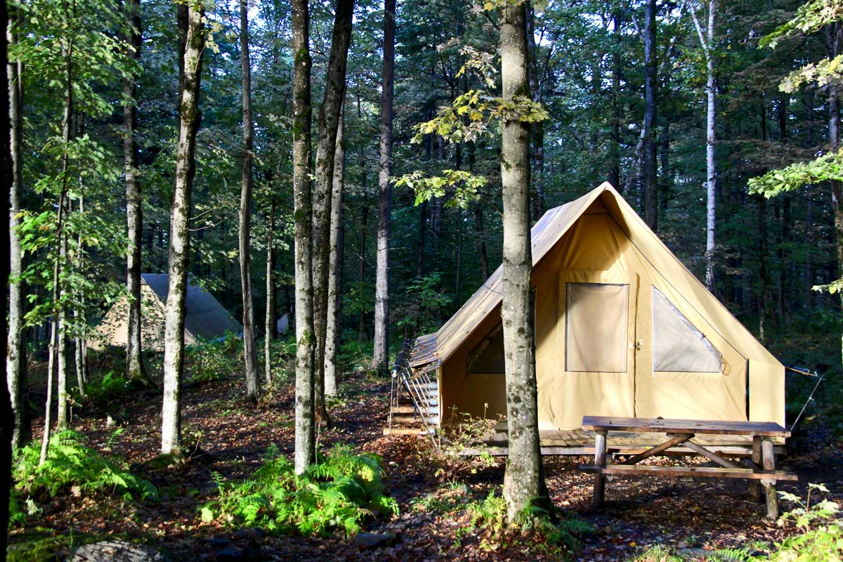 tente canadienne hutopia sutton québec