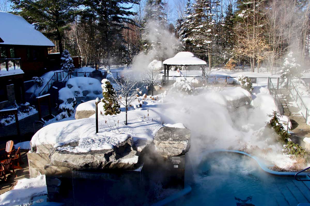 spa KiNipi en hiver à trois rivieres