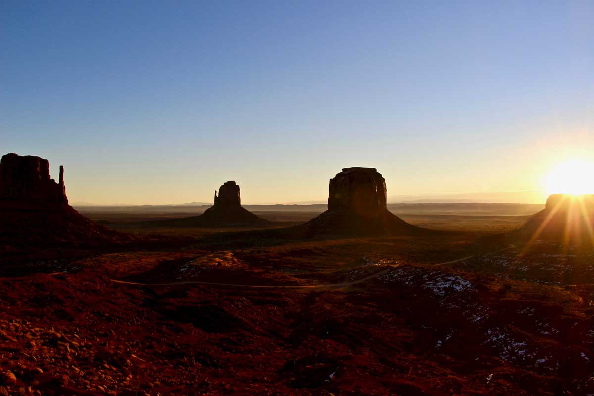 lever de soleil monument valley