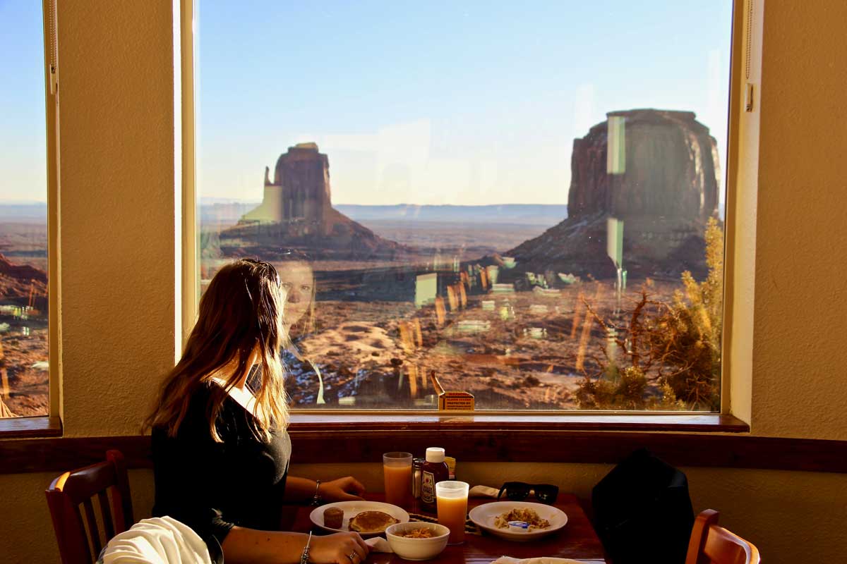 restaurant navajos the view monument valley