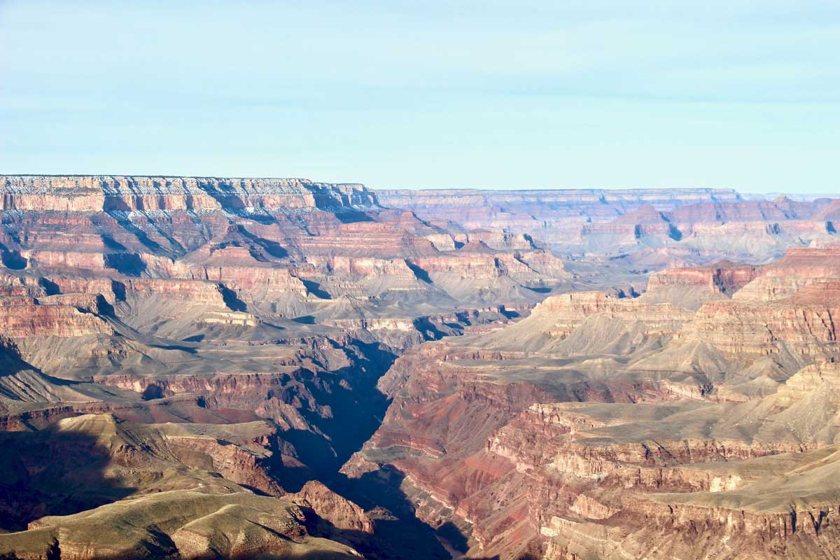 vue impressionnante grand canyon usa