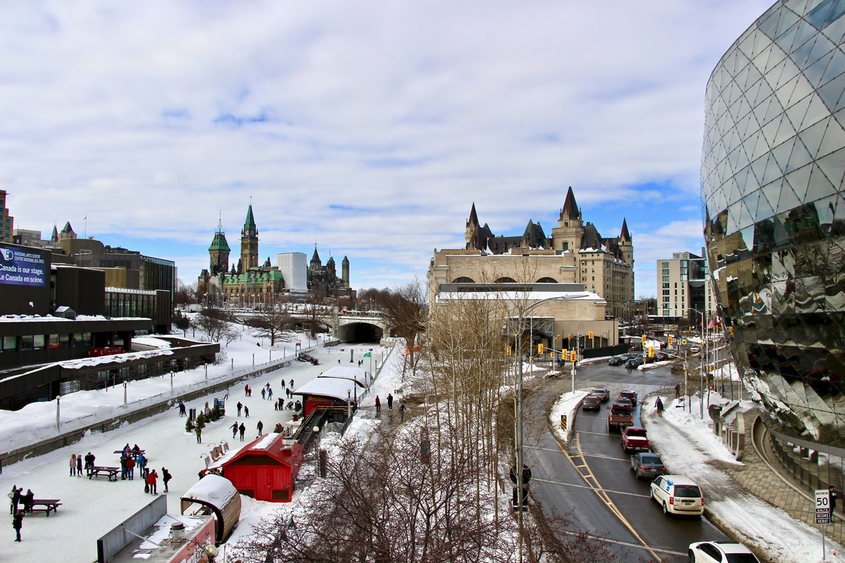 Canal Rideau patinoire Ottawa