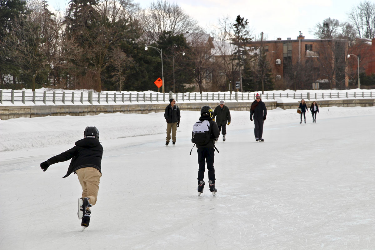 Canal Rideau patinoire Ottawa