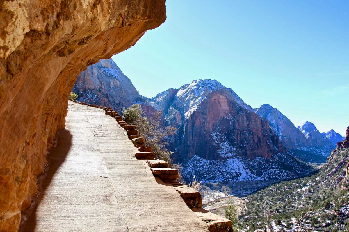 Angels Landing Randonnee Zion Etats-Unis