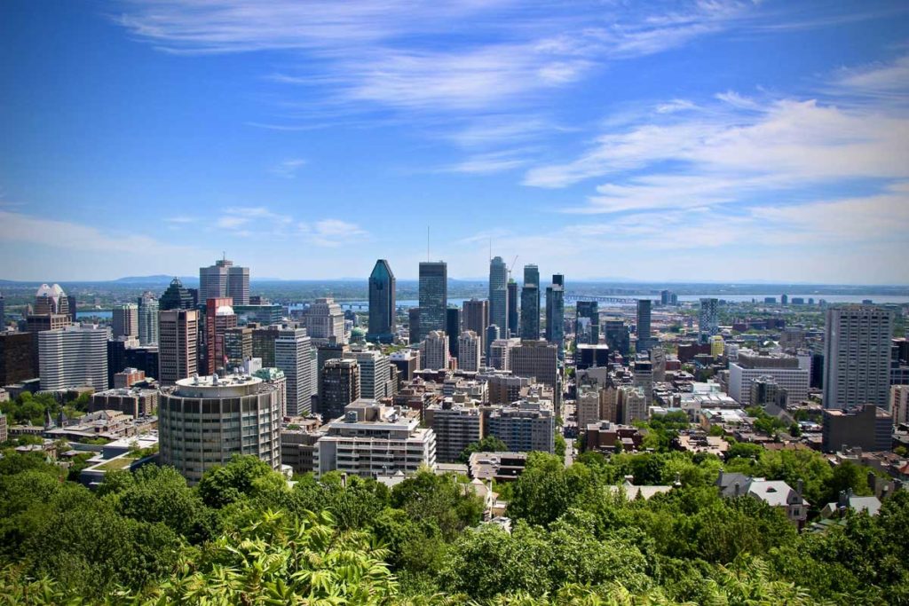 belevedere vue montreal mont royal