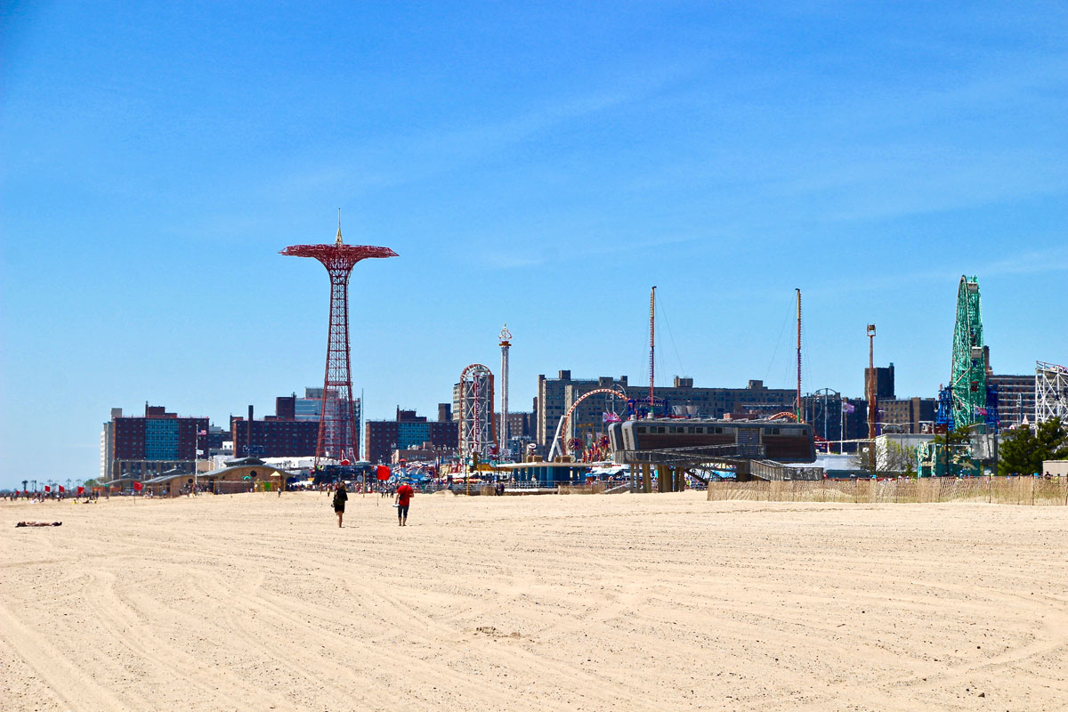 Parc d'attractions Coney Island New York Visiter Brooklyn en 2 jours